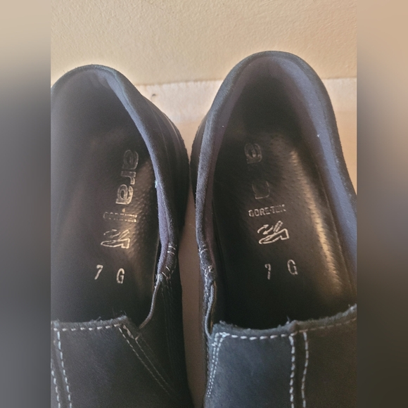 ARA GORE-TEX SHOE Women's Shoe Black SUEDE Size 7G - Picture 3 of 11